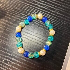 Stretchy Glass Beaded Bracelet